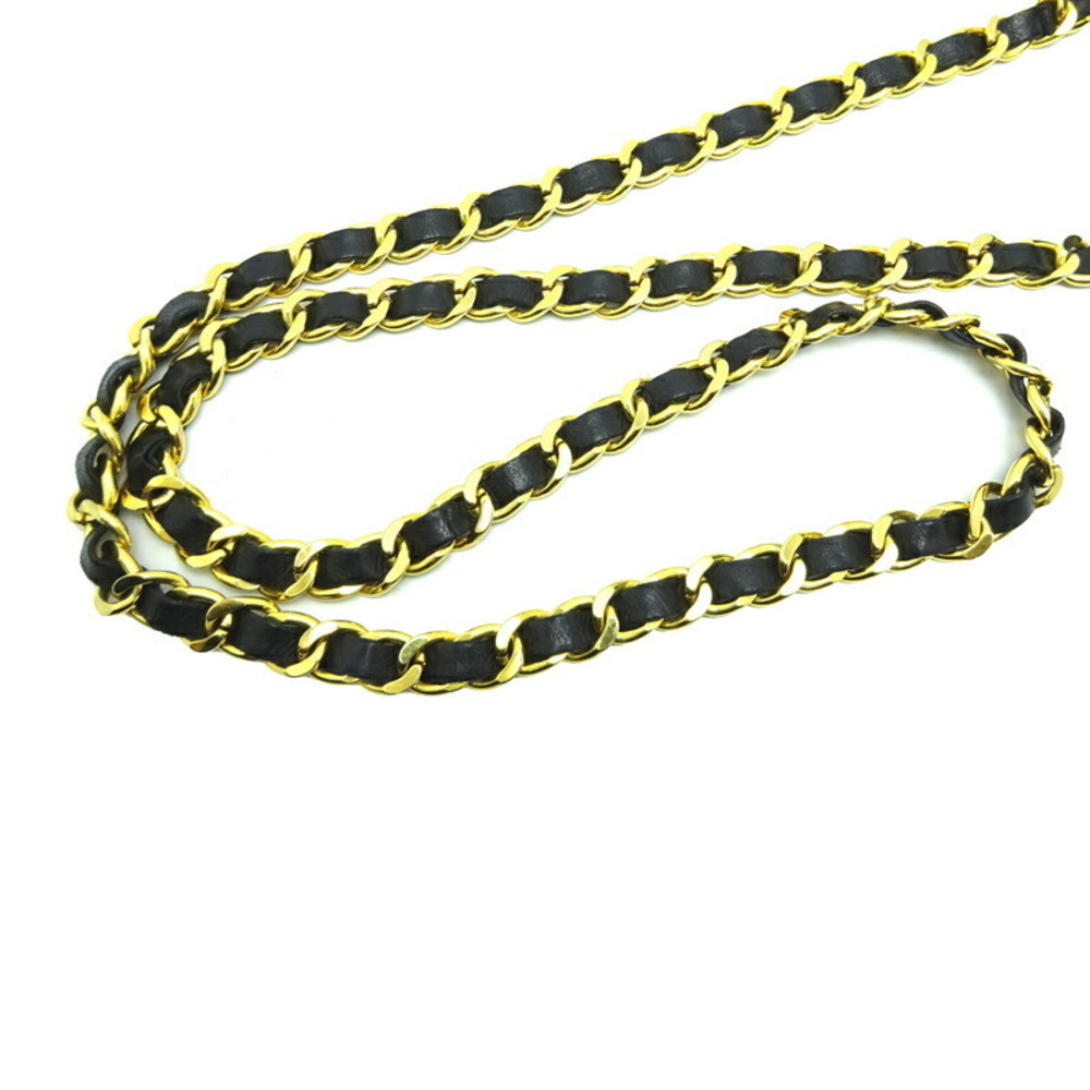 Chanel Triple Coco Drawstring Chain Lambskin Shou… - image 6